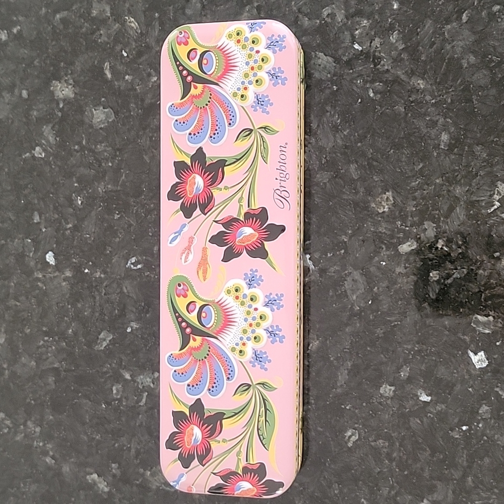 Brighton Collectable Oblong Jewerly Box Raised Pattern NEW